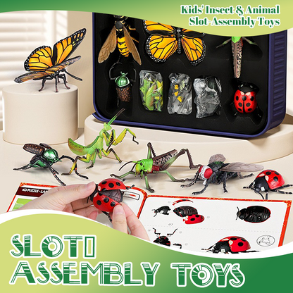 🐞🎄New collection✨ Insect & Animal Building Toys - 3 Levels of Difficulty, Non-Toxic Materials, Educational 🎨⚙️