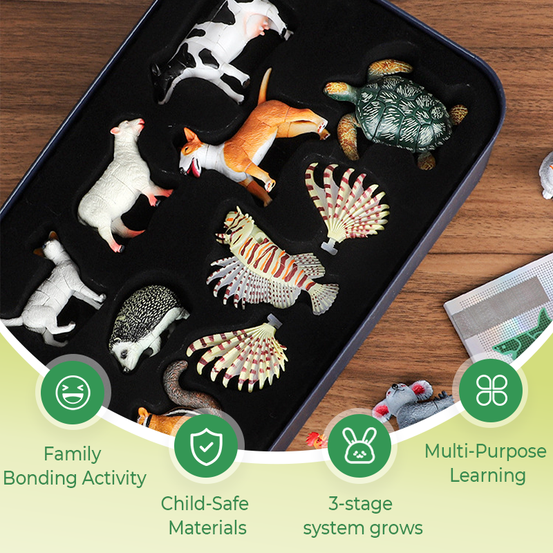 🐞🎄New collection✨ Insect & Animal Building Toys - 3 Levels of Difficulty, Non-Toxic Materials, Educational 🎨⚙️