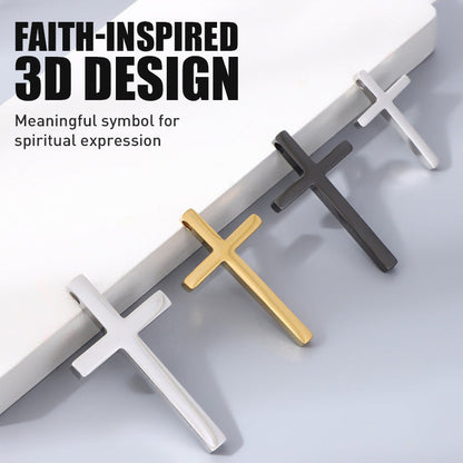 🚗✝️Metal Jesus Christ Cross Badge Stickers|3D Cross Self-Adhesive Car Scratch Cover Sticker