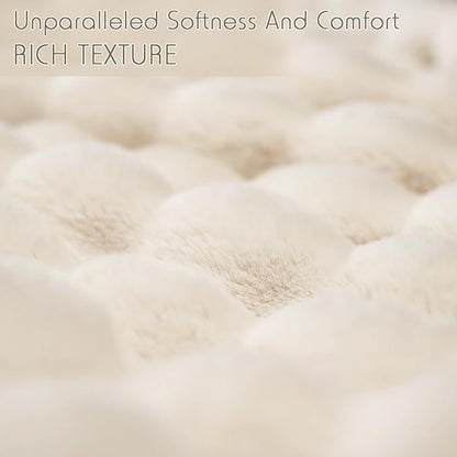 🛏️Thickened Rabbit Plush Velvet Cover Blanket🍂Wrap up in Ultimate Comfort