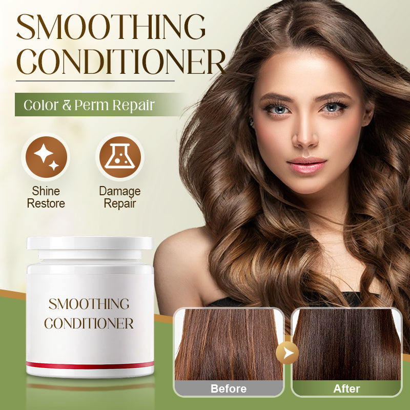 💆‍♀️ 50% LIMITED TIME DISCOUNT! ✨ Smoothing Repair Conditioner - Colored and Permanent Formula with Plant Oils for Extreme Shine and Softness 🌟🧴