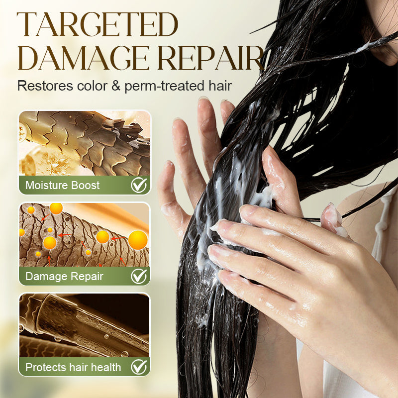 💆‍♀️ 50% LIMITED TIME DISCOUNT! ✨ Smoothing Repair Conditioner - Colored and Permanent Formula with Plant Oils for Extreme Shine and Softness 🌟🧴