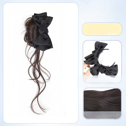 Wig & Bow Stylish Hair Accessory
