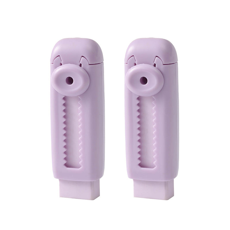 Sliding Retractable Pencil Eraser with Replaceable Core