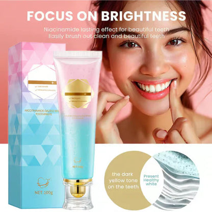 🪥New Hot Selling-Buy 2 Get 1 Free🦷Niacinamide Toothpaste for Bright White Teeth🦷The New Secret Weapon for Your Smile!