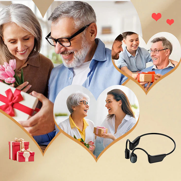 🔥New Hot Selling❤️‍🔥 Bone Conduction Smart Hearing Aid Bluetooth Earphones