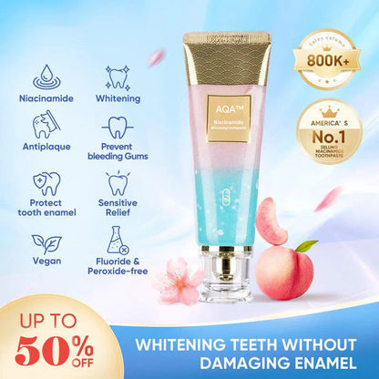 🪥New Hot Selling-Buy 2 Get 1 Free🦷Niacinamide Toothpaste for Bright White Teeth🦷The New Secret Weapon for Your Smile!