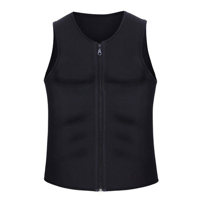 Men's Workout Zipper Body Shaper Tank Top