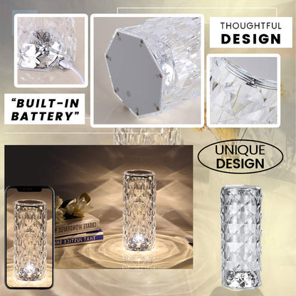 🎁🔥2025 Hot Sale 49%OFF🎁Touching Control Rose Crystal Lamp