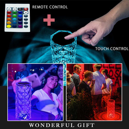 🎁🔥2025 Hot Sale 49%OFF🎁Touching Control Rose Crystal Lamp