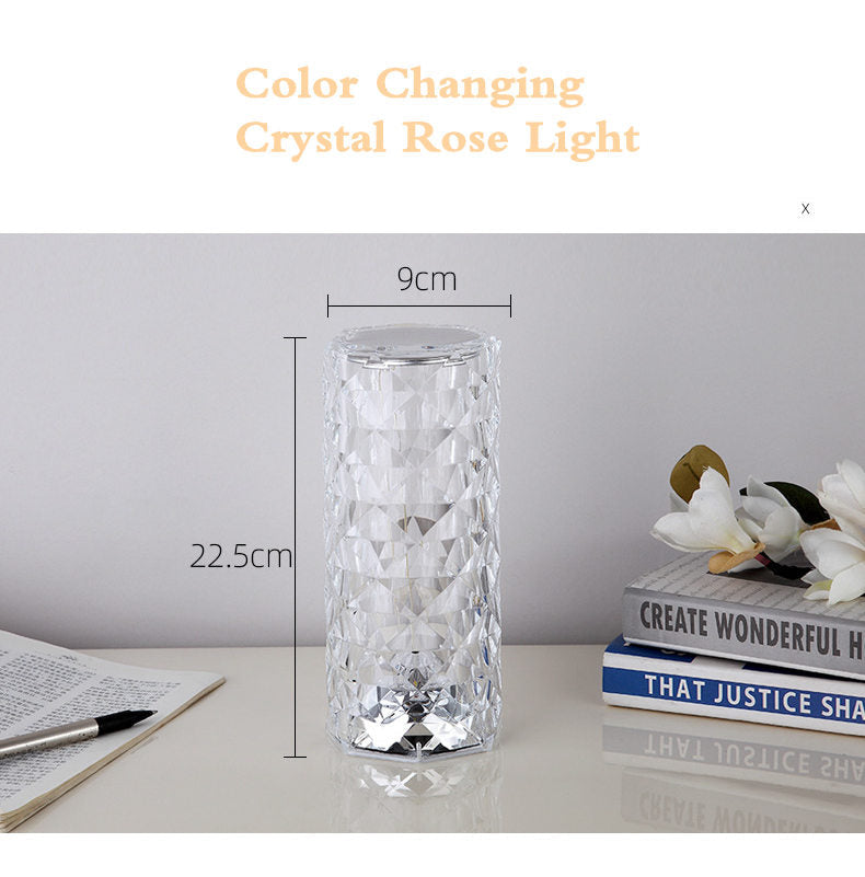 🎁🔥2025 Hot Sale 49%OFF🎁Touching Control Rose Crystal Lamp