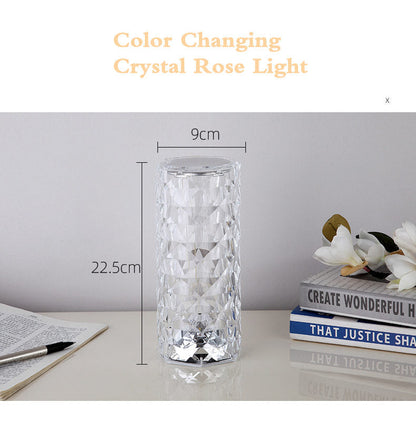 🎁🔥2025 Hot Sale 49%OFF🎁Touching Control Rose Crystal Lamp