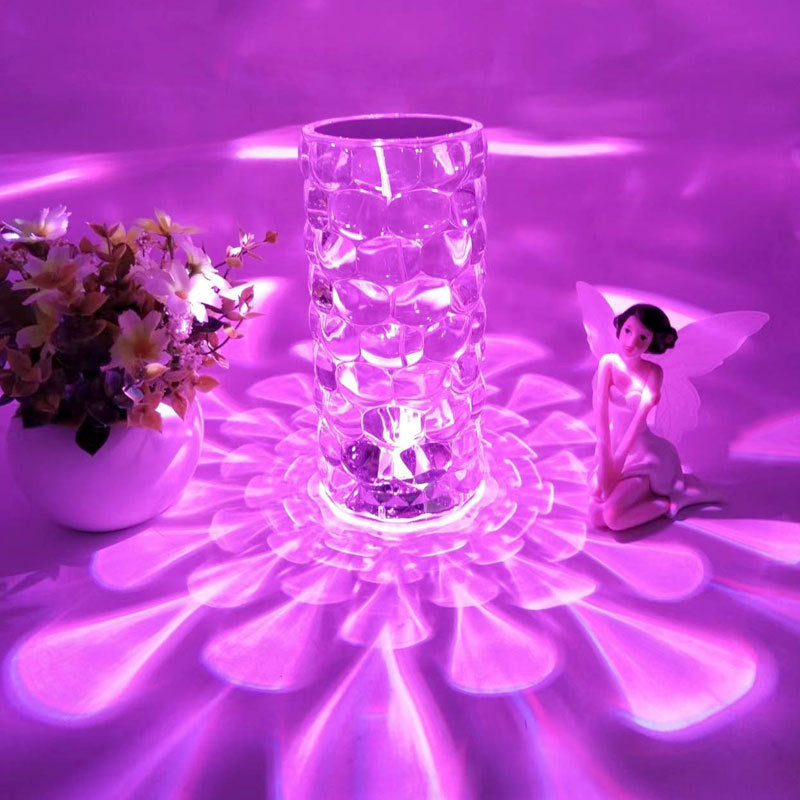 🎁🔥2025 Hot Sale 49%OFF🎁Touching Control Rose Crystal Lamp