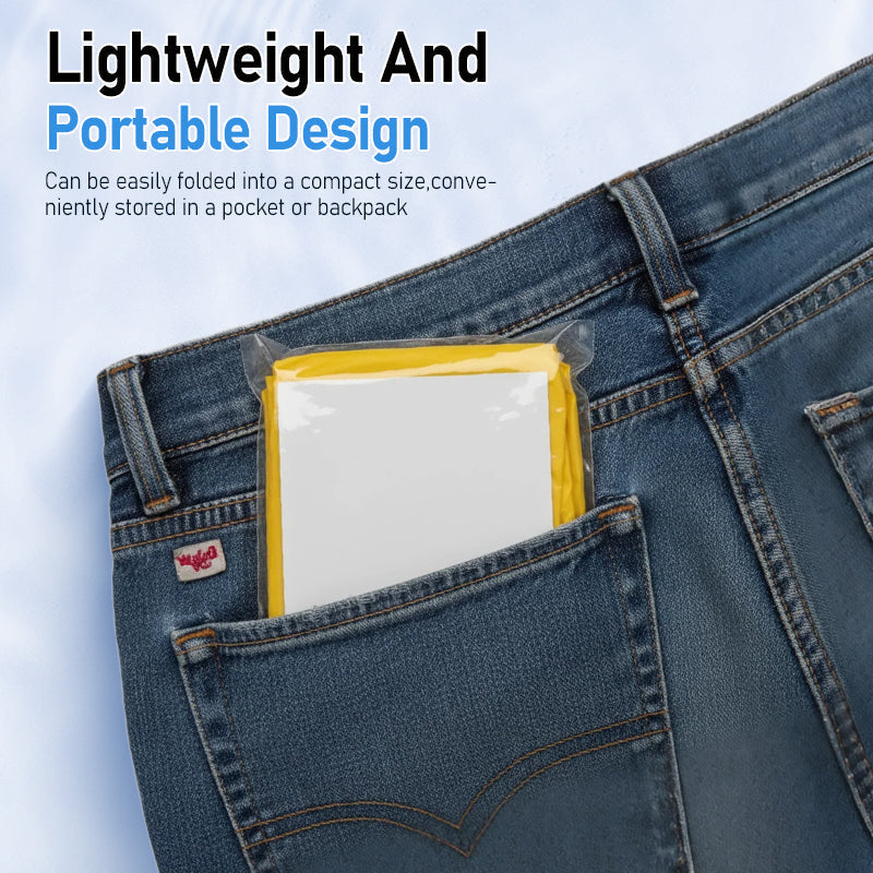 Portable Rain Poncho for Adults