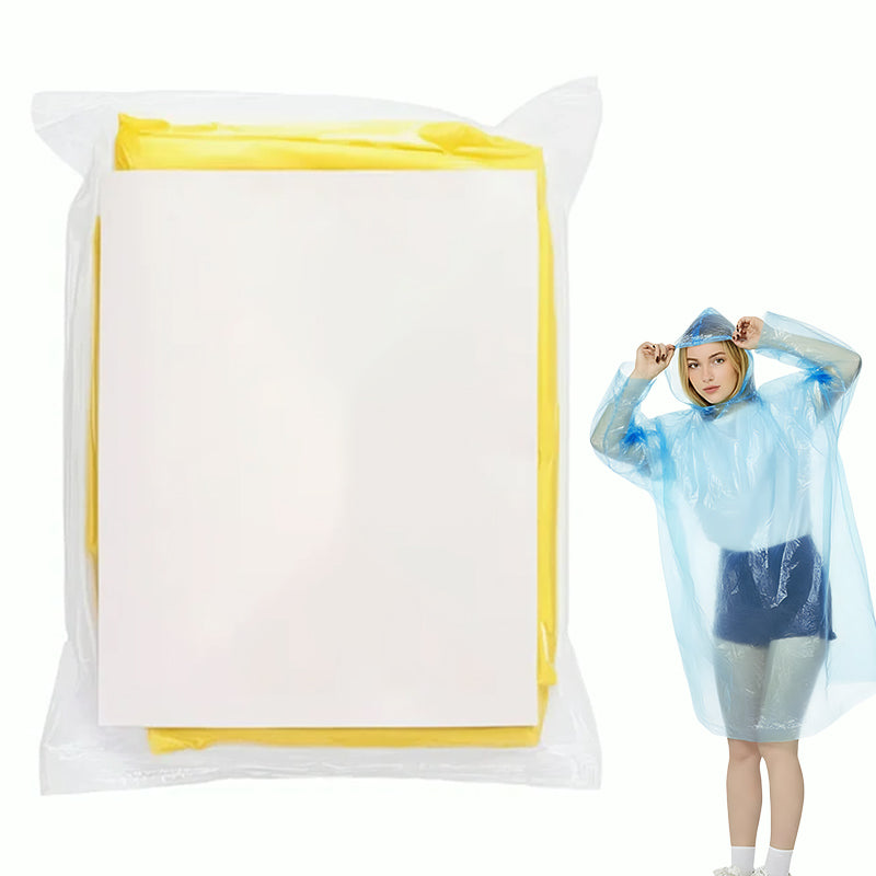 Portable Rain Poncho for Adults