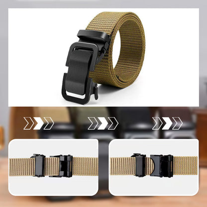 🛡️ 50% OFF NOW! 🔥 Men's Tactical Nylon Belt - Heavy-Duty Buckle & Adjustable Fit, Ideal for Outdoor/Work/Daily Use ⚙️📦