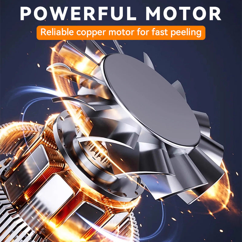 🔈Foodie Recommendation🔥Transparent Electric Fruit and Vegetable Peeler🍇🧄