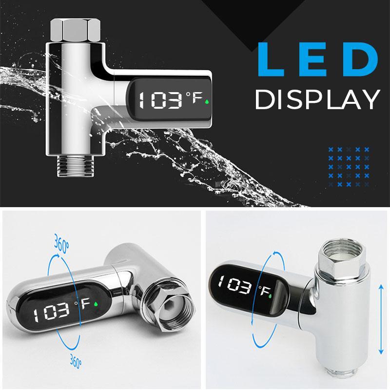 💖 New Year Special Offer: 50% OFF!!!🔥🌡️ SHOWER THERMOMETER - LCD Display with Backlight, Easy Installation Without Tools, IPX7 Waterproof, Perfect for Modern Bathroom 🛁✨