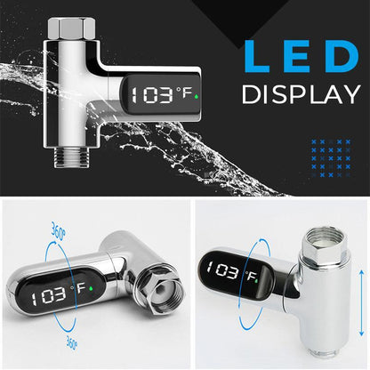 💖 New Year Special Offer: 50% OFF!!!🔥🌡️ SHOWER THERMOMETER - LCD Display with Backlight, Easy Installation Without Tools, IPX7 Waterproof, Perfect for Modern Bathroom 🛁✨