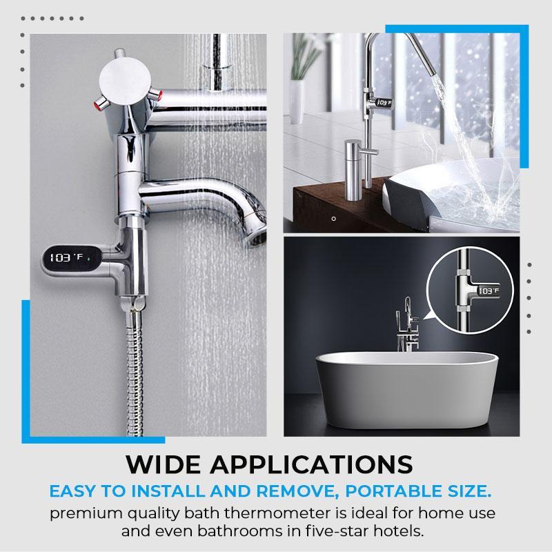 💖 New Year Special Offer: 50% OFF!!!🔥🌡️ SHOWER THERMOMETER - LCD Display with Backlight, Easy Installation Without Tools, IPX7 Waterproof, Perfect for Modern Bathroom 🛁✨