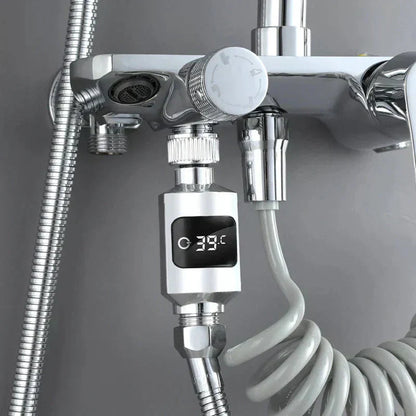 💖 New Year Special Offer: 50% OFF!!!🔥🌡️ SHOWER THERMOMETER - LCD Display with Backlight, Easy Installation Without Tools, IPX7 Waterproof, Perfect for Modern Bathroom 🛁✨