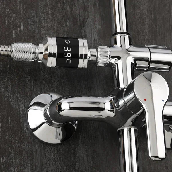 💖 New Year Special Offer: 50% OFF!!!🔥🌡️ SHOWER THERMOMETER - LCD Display with Backlight, Easy Installation Without Tools, IPX7 Waterproof, Perfect for Modern Bathroom 🛁✨