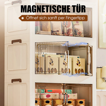 📦 50% OFF NOW! 🏠 Foldable Storage Box with Lid & Wheels – Stackable (1-5 Layers), Space-Saving & Versatile for Home Organizing 🗄️