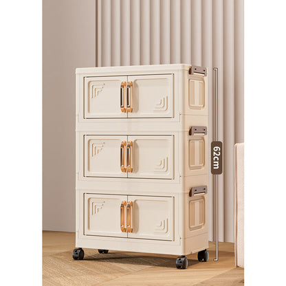 📦 50% OFF NOW! 🏠 Foldable Storage Box with Lid & Wheels – Stackable (1-5 Layers), Space-Saving & Versatile for Home Organizing 🗄️