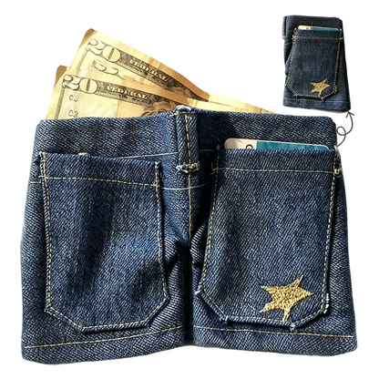 🎁Creative Gifts🔥Stylish Creative Mini Jeans-Shaped Wallet（50% OFF）