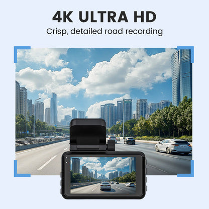 📹60% OFF FOR A LIMITED TIME!✨4K Ultra HD dash cam with night vision🚗Wi-Fi and loop recording for continuous monitoring🌙