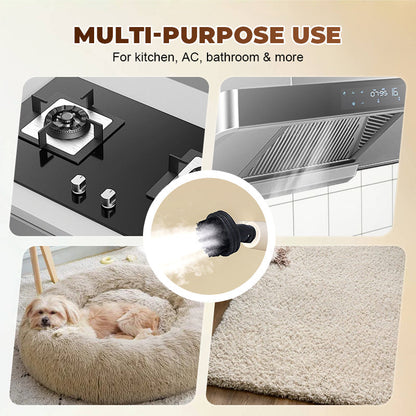 Portable High-Temperature Steam Cleaner Set