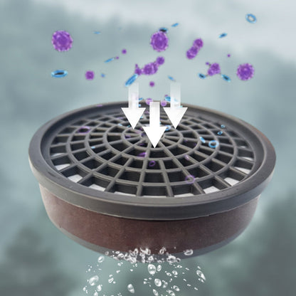 🔥Dust-Proof Integrated Respirator Mask – Dual-Tank Activated Carbon Filters, Industrial-Grade Gas & Dust Protection 🛡️🔥