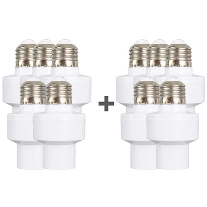 💡 BUY 1 GET 1 FREE! ✨ E27 Motion Sensor Light Socket - Auto On/Off with 180° Detection & 15s-10min Adjustable Delay for Energy Saving 🏠🔋