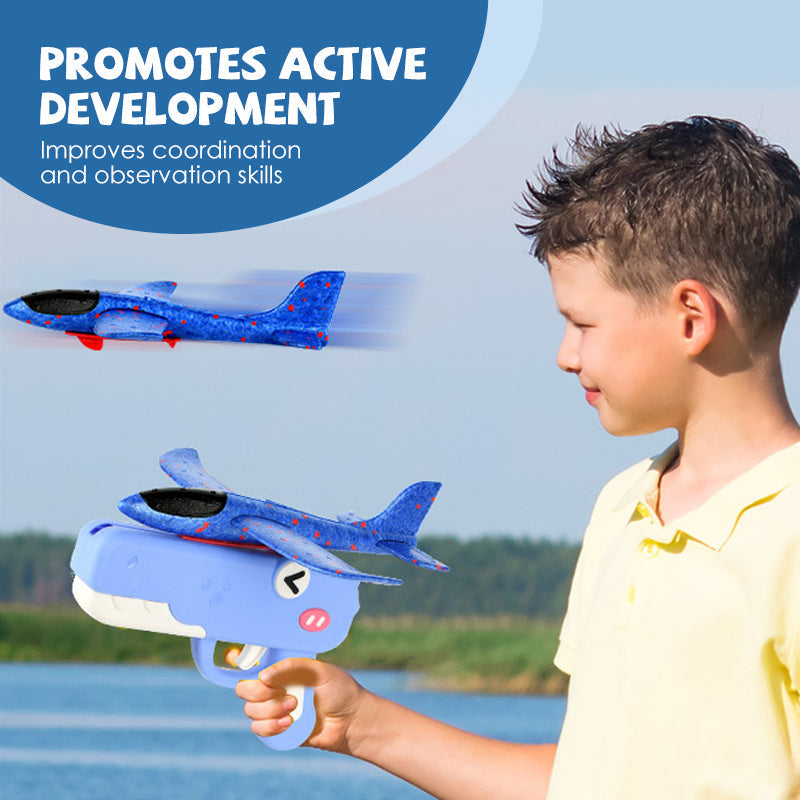 🔥Limited Time Promotion 50% OFF🎁🛩️Dinosaur Airplane Launcher Toy for Kids