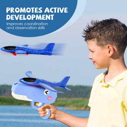🔥Limited Time Promotion 50% OFF🎁🛩️Dinosaur Airplane Launcher Toy for Kids