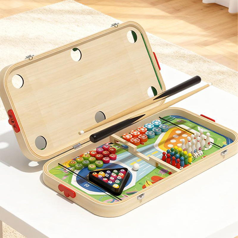 🔥New Hot Selling❤️‍🔥 6-in-1 Wooden Tabletop Game for Kids