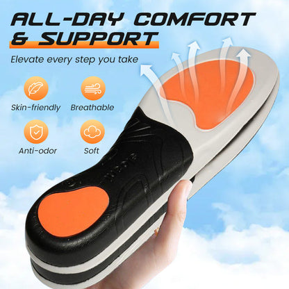 🔥Limited-time offer-Sports Shock Absorbing Insoles with Arch Support