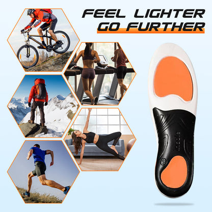 🔥Limited-time offer-Sports Shock Absorbing Insoles with Arch Support