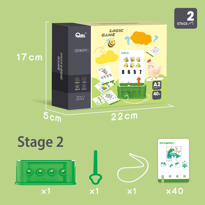 🎁🎄Xmas Sale 50% Off✨【Children's Logic Key Toy Set】✨ - Educational Montessori Lock & Key Game for Ages 2-6!👼