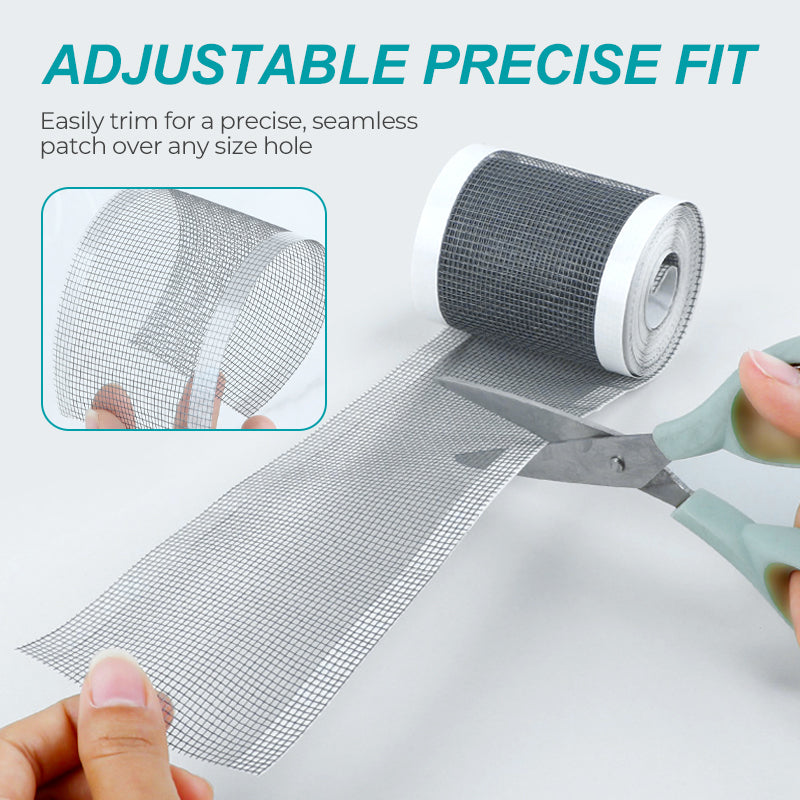 🔥 Self-Adhesive DIY Window Screen Repair Tape – Quick Fix for Holes & Tears, Easy No-Tool Repair ✨🛠️
