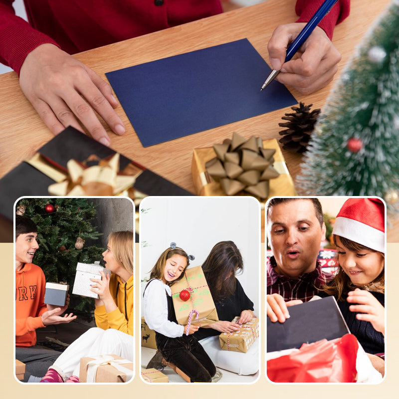 ✨ Creative Christmas Greeting Card with Temperature Change