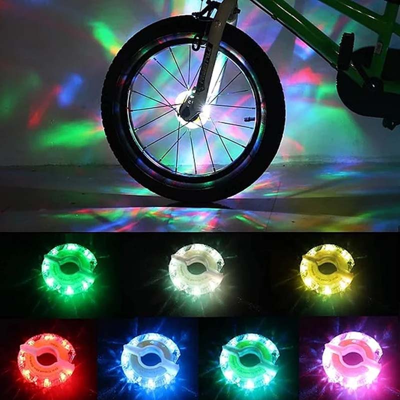 🚴 50% OFF! 💫 LED Bike Hub Light – Waterproof, Easy to Install & 8 Colour Modes 🌈