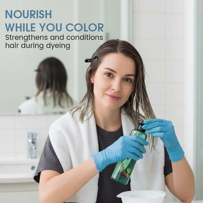 🎄 Christmas Special Offer! 🎁 BOTANICAL HAIR COLOR - 98% Natural Ingredients, Gray Coverage and Intense Shine, Plant-Based Care with Essential Oils 🌸🧴