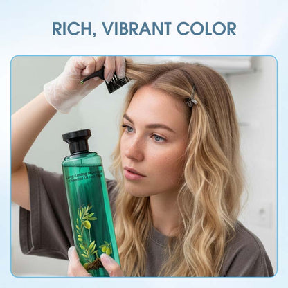 🎄 Christmas Special Offer! 🎁 BOTANICAL HAIR COLOR - 98% Natural Ingredients, Gray Coverage and Intense Shine, Plant-Based Care with Essential Oils 🌸🧴