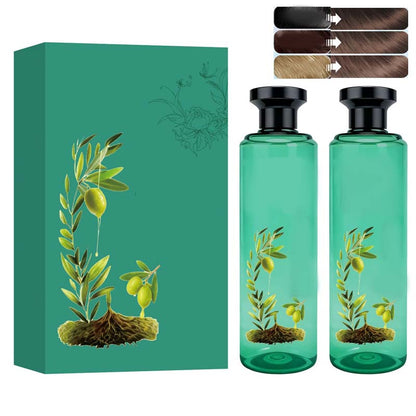 🎄 Christmas Special Offer! 🎁 BOTANICAL HAIR COLOR - 98% Natural Ingredients, Gray Coverage and Intense Shine, Plant-Based Care with Essential Oils 🌸🧴