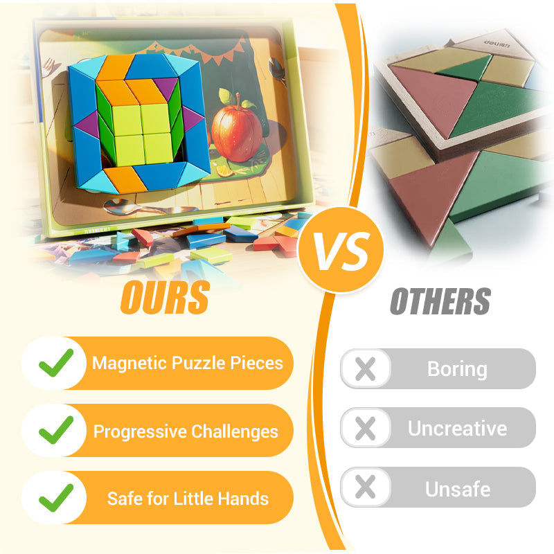 Children’s Educational Magnetic Tangram Puzzle