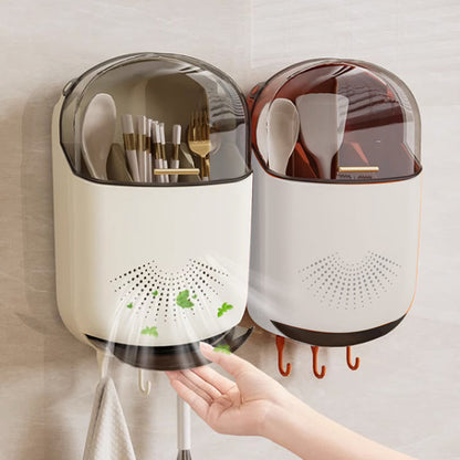 🔥Black-Friday-Mega-Angebot – 50 % Rabatt!🔥 Wall Mounted Multifunctional Chopstick Holder Drain Box