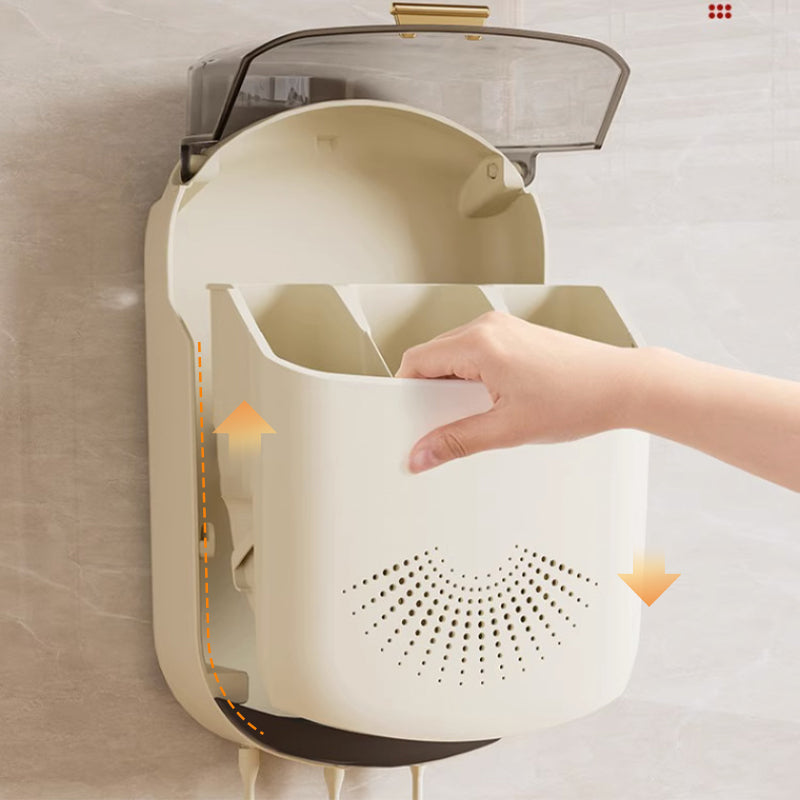 🔥Black-Friday-Mega-Angebot – 50 % Rabatt!🔥 Wall Mounted Multifunctional Chopstick Holder Drain Box