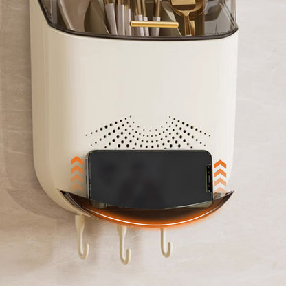 🔥Black-Friday-Mega-Angebot – 50 % Rabatt!🔥 Wall Mounted Multifunctional Chopstick Holder Drain Box