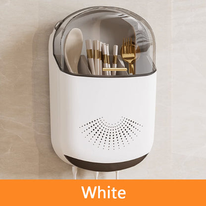 🔥Black-Friday-Mega-Angebot – 50 % Rabatt!🔥 Wall Mounted Multifunctional Chopstick Holder Drain Box